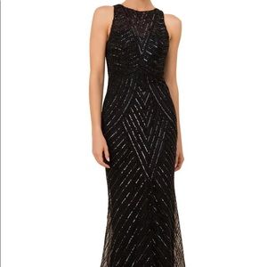 Black evening gown